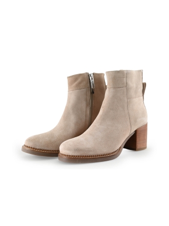 Shabbies Amsterdam Enkellaarzen Beige 305882