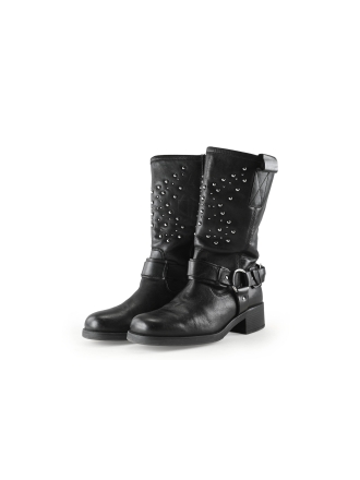 Poelman Biker boots Zwart 306411