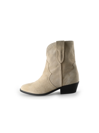 Notre-V Enkellaarzen Beige 306499