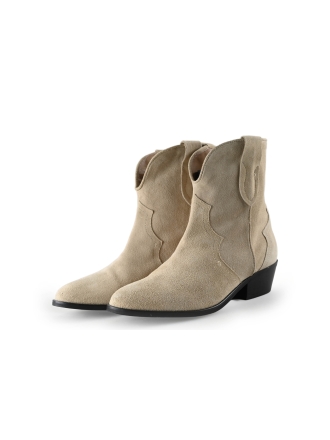 Notre-V Enkellaarzen Beige 306499