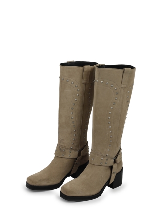 Sacha Biker boots Beige 307533