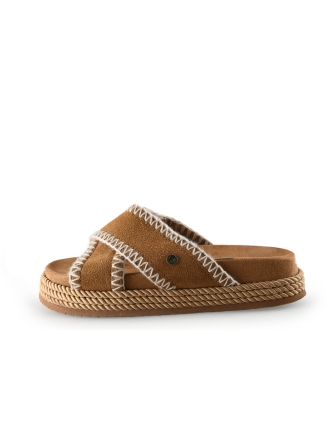 Warmbat Slippers Cognac 307704