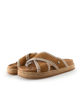 Warmbat Slippers Cognac 307704