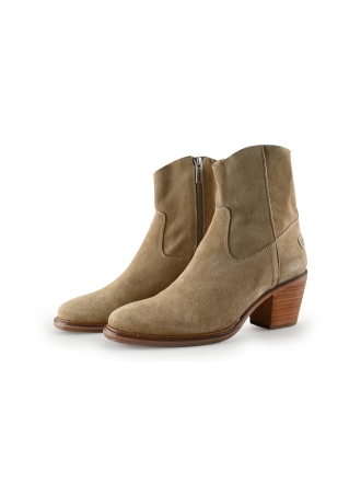 Shabbies Amsterdam Enkellaarzen Beige 307766