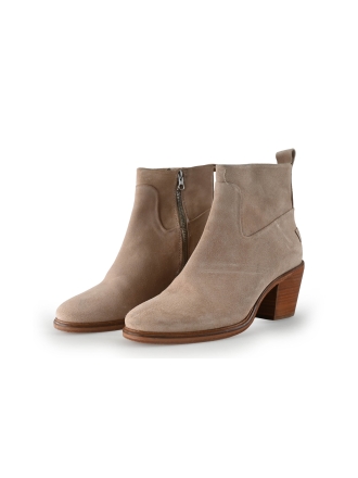 Shabbies Amsterdam Enkellaarzen Beige 309079