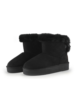 B&w Enkellaarzen Zwart 309884