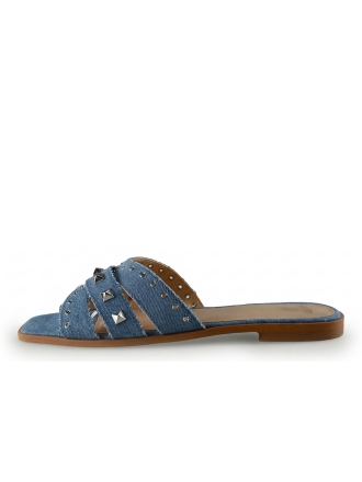 Manfield Slippers Blauw 310066