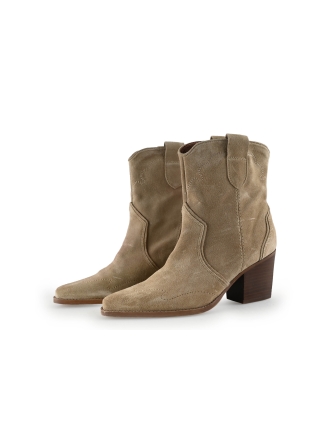 Manfield Cowboy laarzen Beige 310089