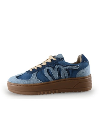 Manfield Sneakers Blauw 310100