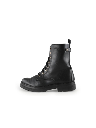 Poelman Veterboots Zwart 310155