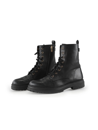 Poelman Veterboots Zwart 310155