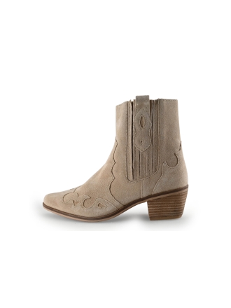 Manfield Cowboy laarzen Beige 310210