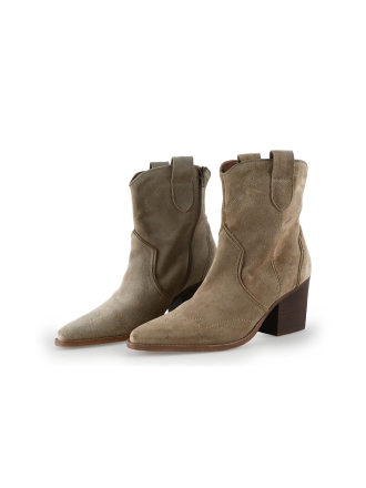 Manfield Cowboy laarzen Beige 310245