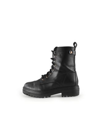 Poelman Veterboots Zwart 310273