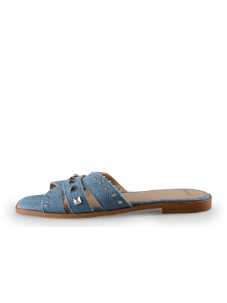 Manfield Slippers Blauw 310300