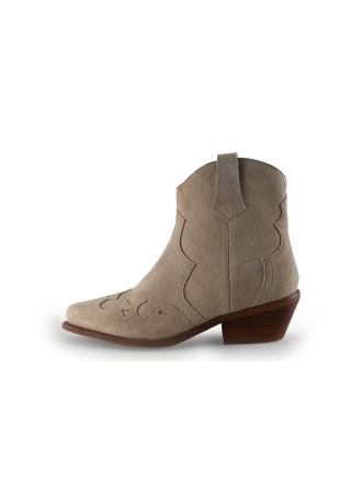 Manfield Cowboy laarzen Beige 310367