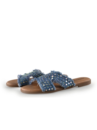 Ann Rocks Slippers Blauw 311986