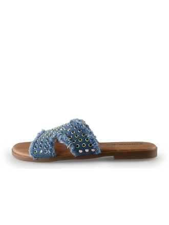 Ann Rocks Slippers Blauw 311987