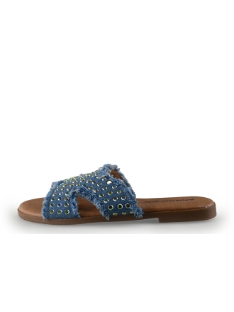 Ann Rocks Slippers Blauw 311988