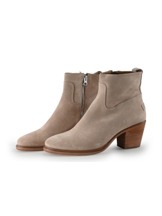 Shabbies Amsterdam Enkellaarzen Beige 312050