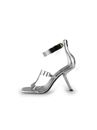 Jeffrey Campbell Sandalen Zilver 313000