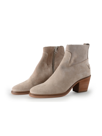 Shabbies Amsterdam Enkellaarzen Beige 313336