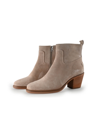 Shabbies Amsterdam Enkellaarzen Beige 313342