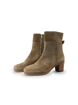 Shabbies Amsterdam Enkellaarzen Beige 313343