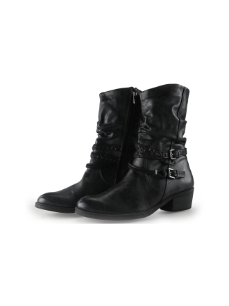 Marco Tozzi Enkellaarzen Zwart 314005