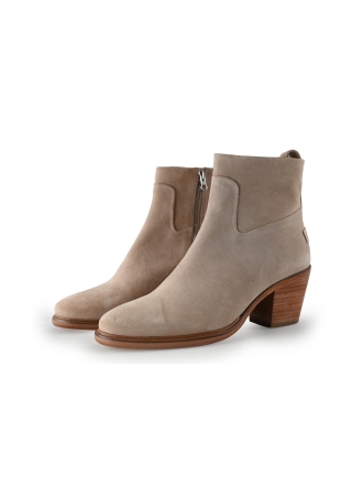 Shabbies Amsterdam Enkellaarzen Beige 314524