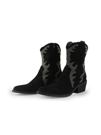 Ann Rocks Cowboy laarzen Zwart 314854