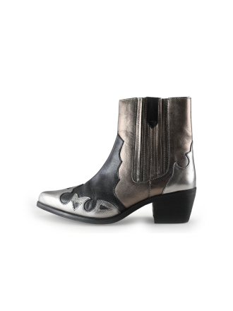 Manfield Cowboy laarzen Zilver 315342