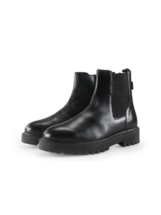 Manfield Chelsea boots Zwart 316507