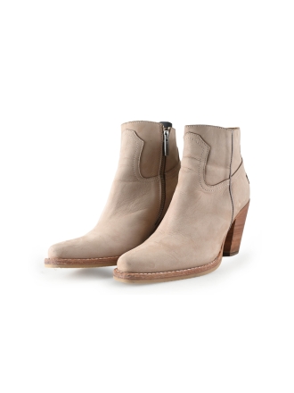 Shabbies Amsterdam Enkellaarzen Beige 316750