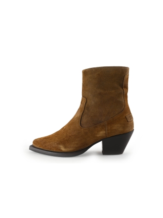 Shabbies Amsterdam Enkellaarzen Bruin 317505