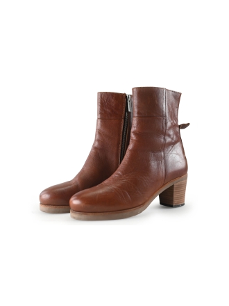 Shabbies Amsterdam Enkellaarzen Bruin 319800