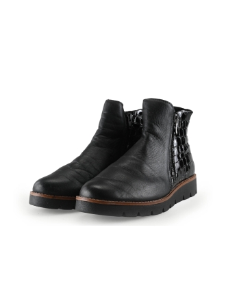 Feyn Enkellaarzen Zwart 321137
 Maat 39
 