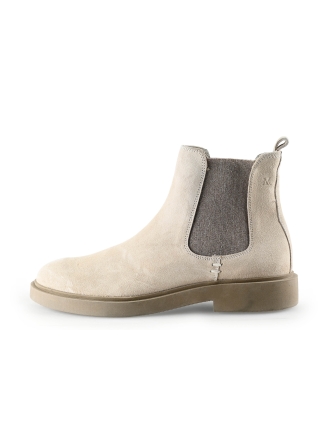 Manfield Chelsea boots Beige 321171