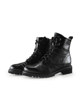 Piedinudi Veterboots Zwart 321335