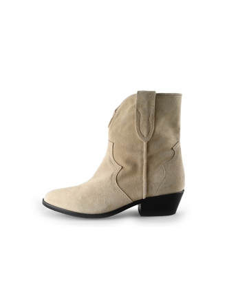 Notre-V Enkellaarzen Beige 321346