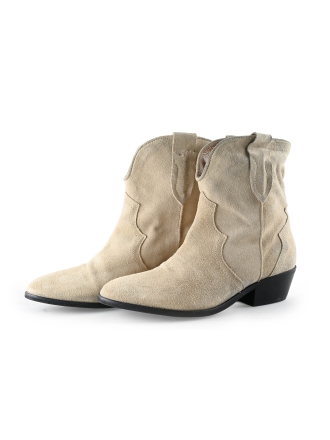 Notre-V Enkellaarzen Beige 321378