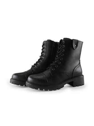 Charmosa Veterboots Zwart 321525