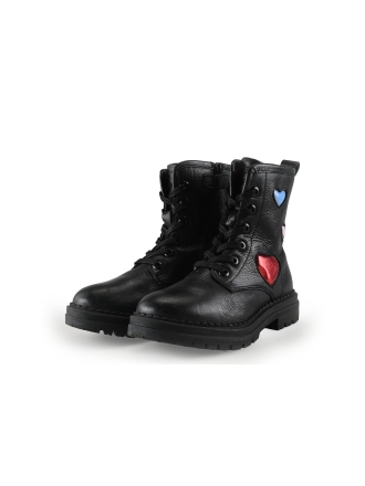 Nelson Veterboots Zwart 324086
 Maat 31
 