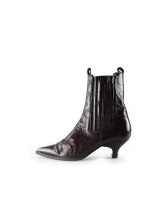 Lina Locchi Enkellaarzen Bruin 324360
 Maat 39
 