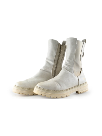 Mustang Enkellaarzen Wit 325059
 Maat 39
 