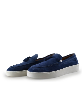Manfield Loafers Blauw 325095
 Maat 43
 