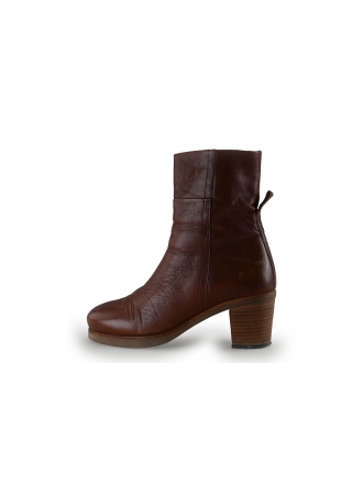 Shabbies Amsterdam Enkellaarzen Cognac 325628
 Maat 39
 