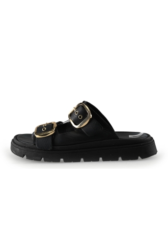 Manfield Slippers Zwart 326214
 Maat 40
 