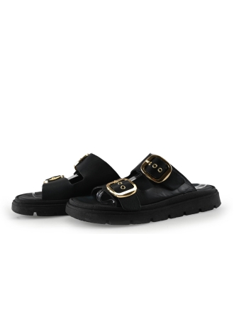 Manfield Slippers Zwart 326214
 Maat 40
 