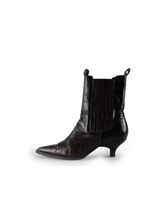 Lina Locchi Enkellaarzen Bruin 326342
 Maat 38
 